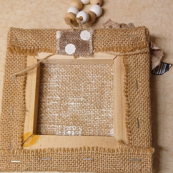 Charming Burlap Wall Art with Inspirational Message - Picture 5 of 5